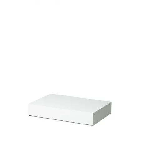 Butikkvindussokkel, hvit matt, 40x60x10cm
