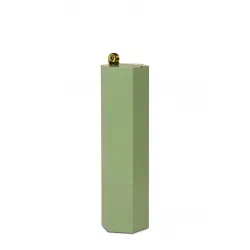 Sekskantet pidestall, farger, 30 x 100 cm