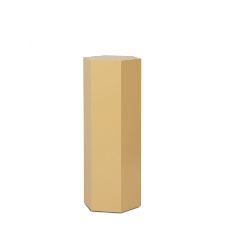 Sekskantet pidestall, farger, 40 x 100 cm