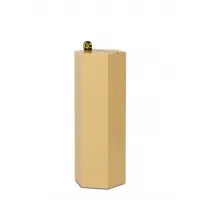 Sekskantet pidestall, farger, 40 x 100 cm
