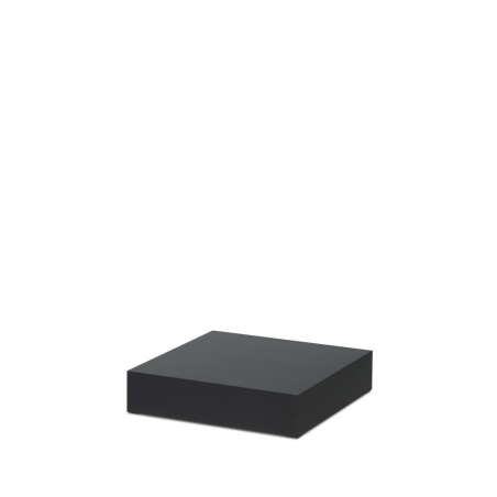 Sokkel utstillingsvindu, svart 60 x 60 x 10 cm
