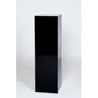 MDF zwarte hoogglans sokkels | zuilen zwart hoogglans MDF