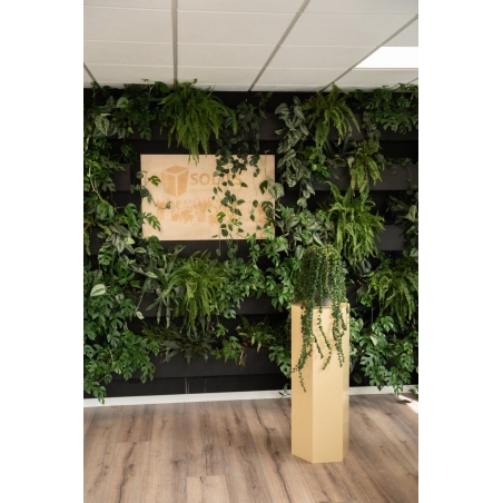 Sekskantet pidestall, farger, 40 x 100 cm