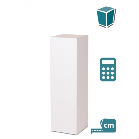 sokkels MDF blank overschilderbaar | zuilen MDF blank wit voorgegr