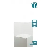 Plexiglas vitrinekap | plexiglas stolp | maquettekap op maat