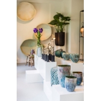 Butikkvindussokkel, hvit, skreddersydd