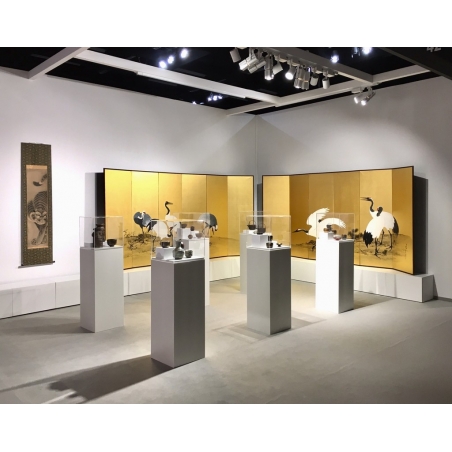 MDF witte sokkels | plantenzuilen | zuilen wit MDF zijdeglans