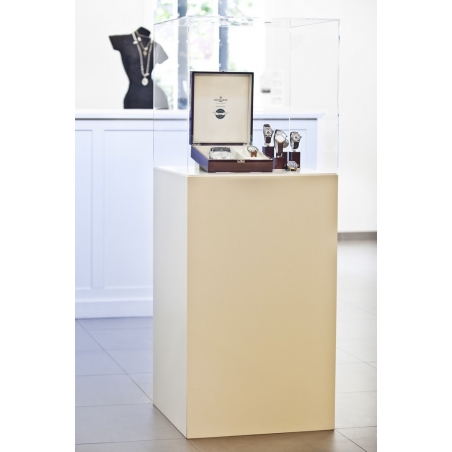 MDF witte sokkels | plantenzuilen | zuilen wit MDF zijdeglans