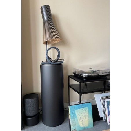 Rund pidestall, svart