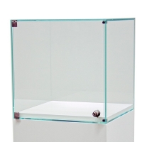 Glashaube mit Tür, 50 x 50 x 50 cm (LxBxH)