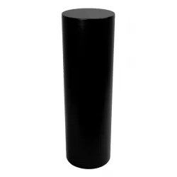 Runde Sockel schwarz, 100 cm (H) 25 cm (Durchmesser)
