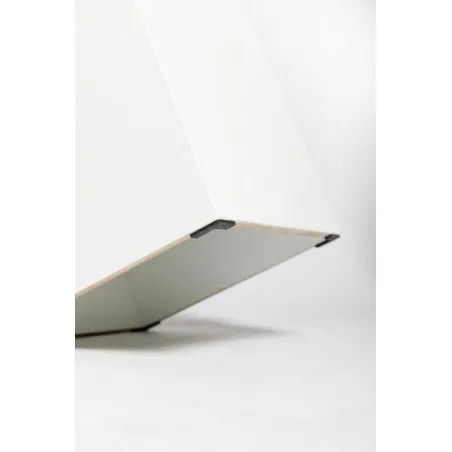 Galeriesockel weiÃŸ Glanz, 50 x 50 x 100 cm (LxBxH)