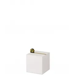 MDF witte sokkels | plantenzuilen | zuilen wit MDF zijdeglans