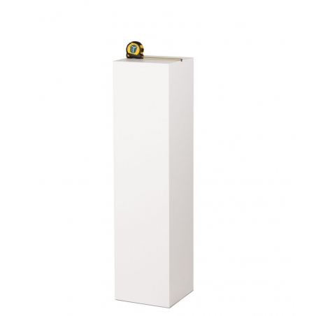 MDF witte sokkels | plantenzuilen | zuilen wit MDF zijdeglans