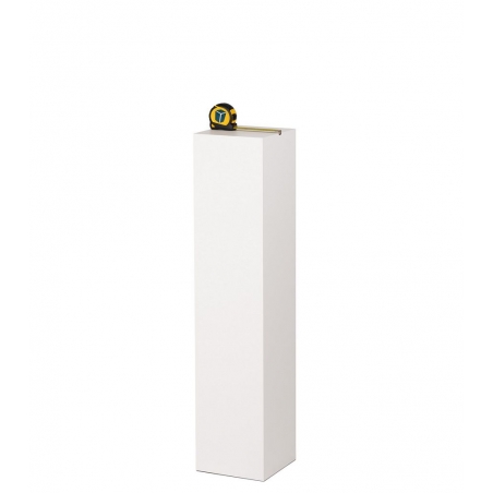 MDF witte sokkels | plantenzuilen | zuilen wit MDF zijdeglans