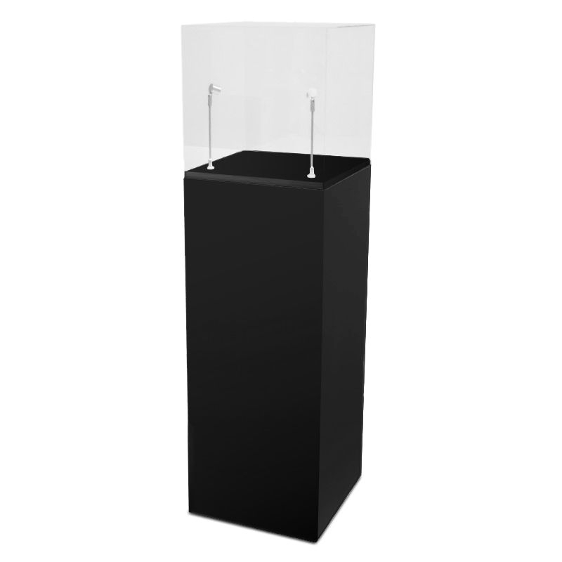 Pidestall svart + monter + LED